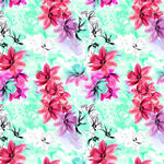 花卉图案背景 色彩绚丽