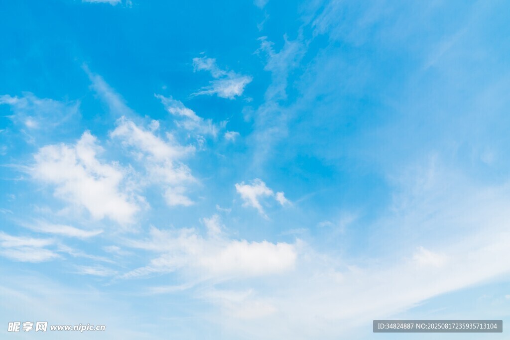 蓝天白云美景