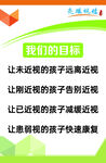 眼镜店近视海报