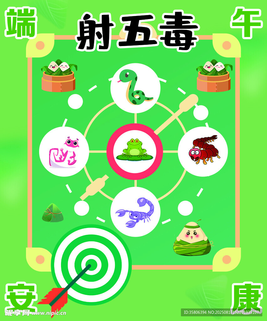 端午射五毒