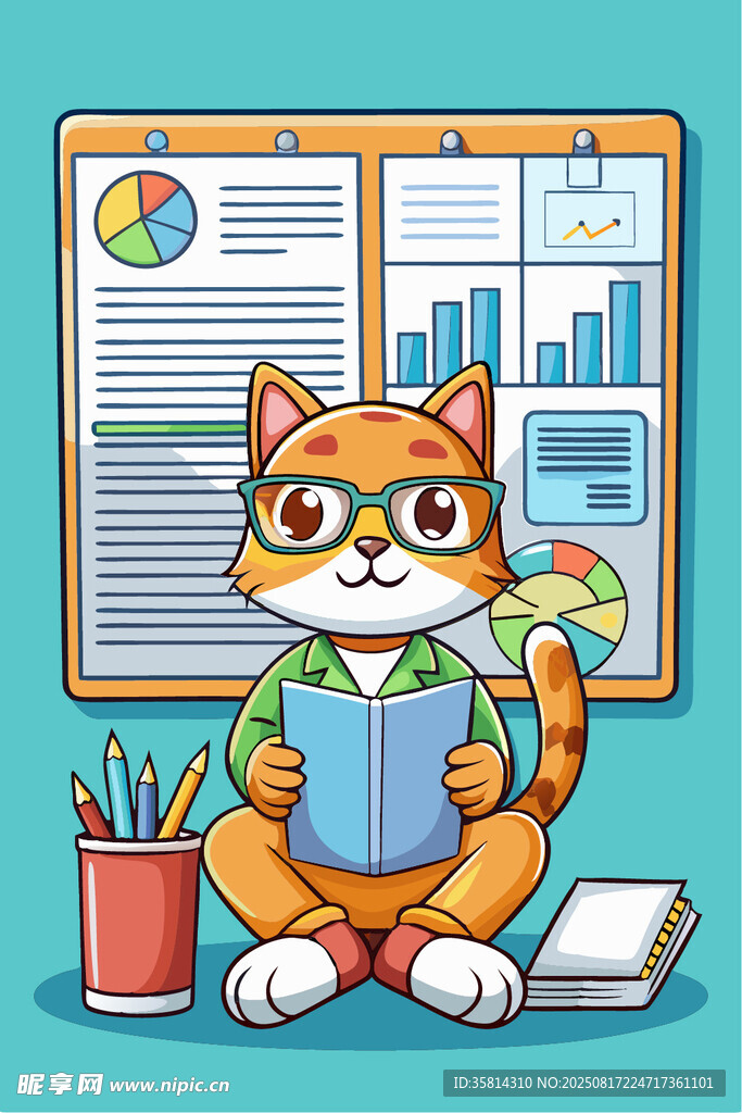 猫咪办公阅读与分析时刻
