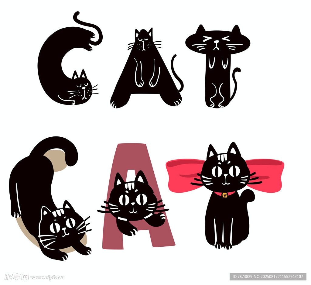 字母和猫