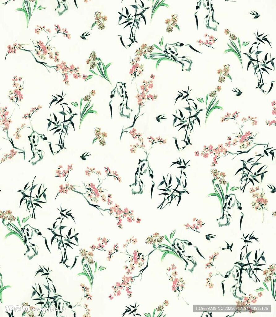 花卉绿叶