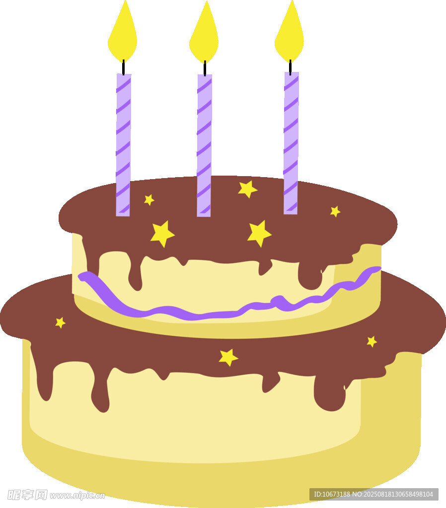 双层巧克力生日蛋糕