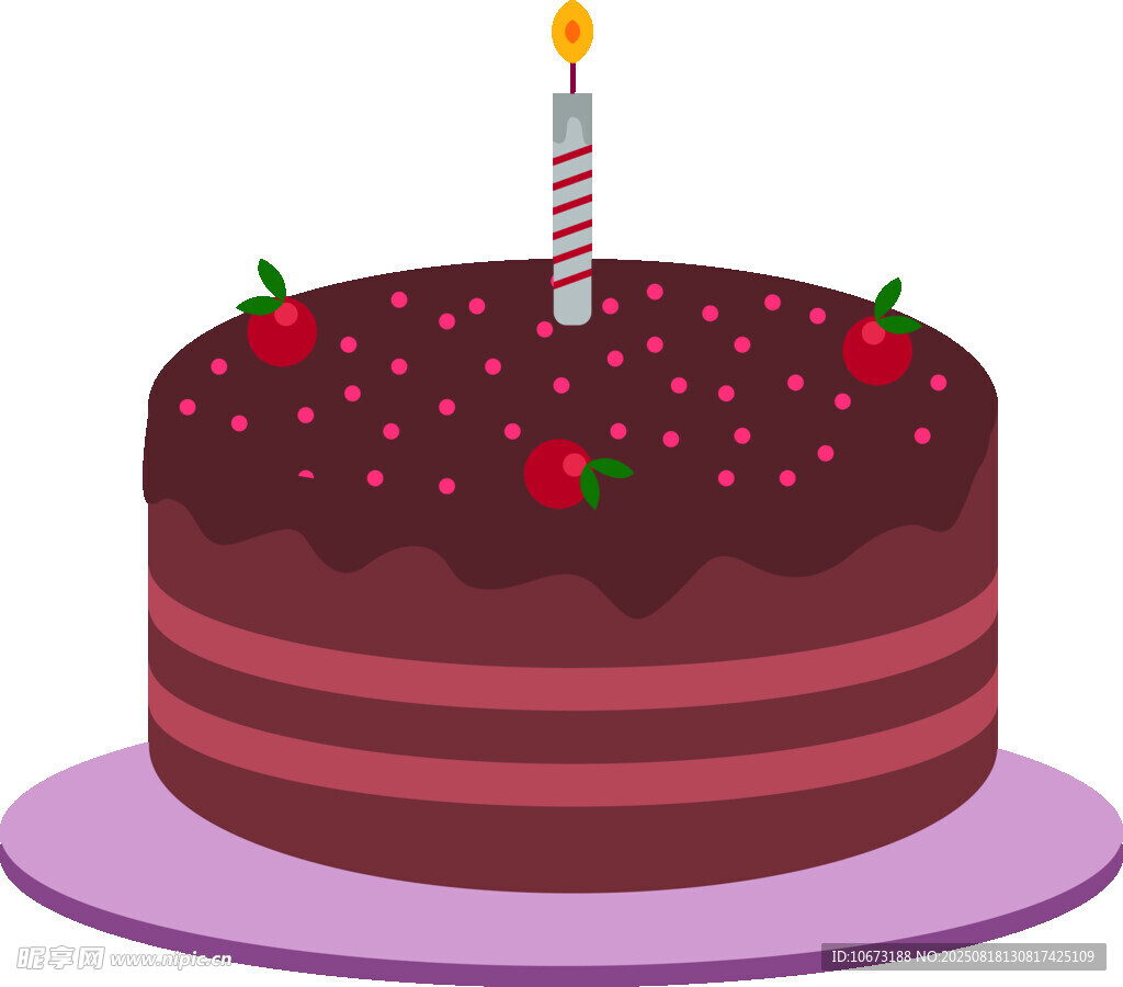 巧克力草莓生日蛋糕