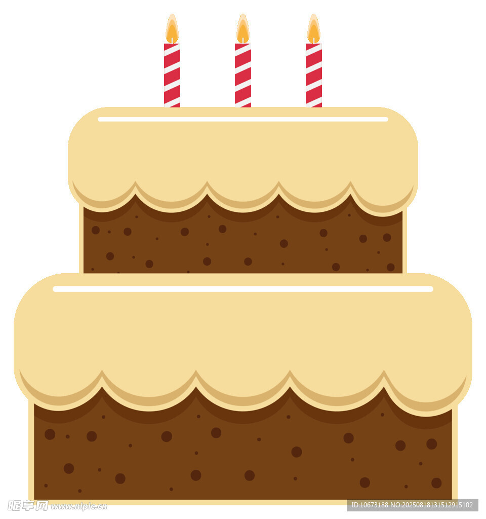 双层生日蛋糕