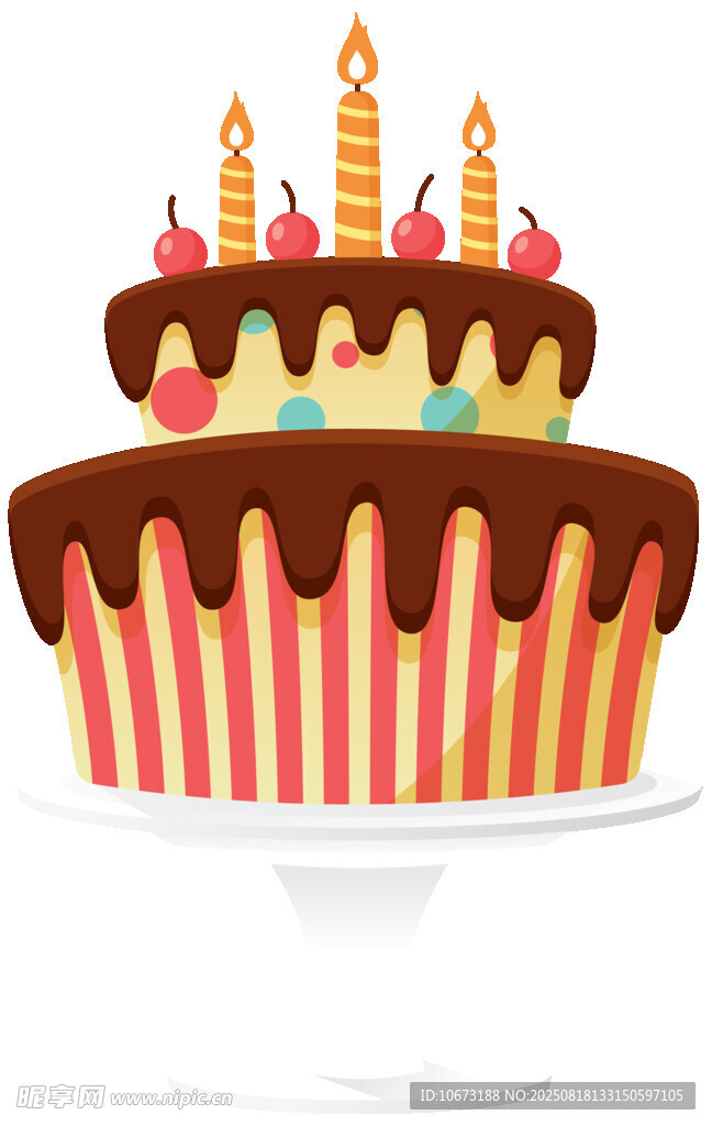 双层生日蛋糕