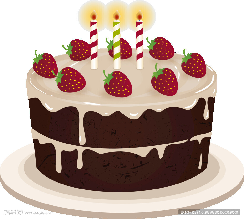 巧克力草莓生日蛋糕