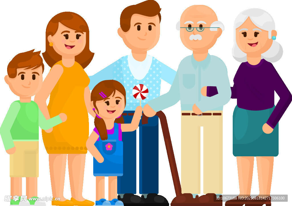 欢乐大家庭温馨合影