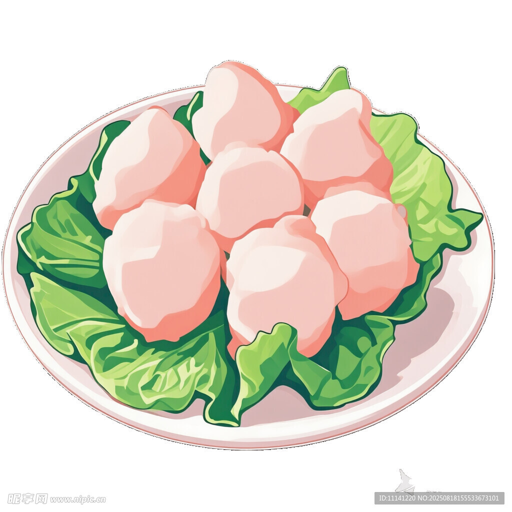 虾滑插画