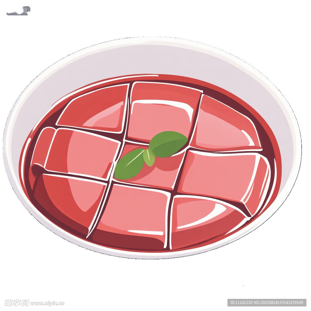 鸭血插画