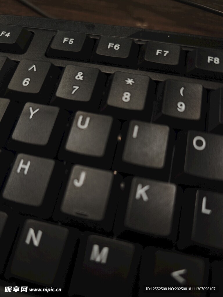 特写电脑键盘按键