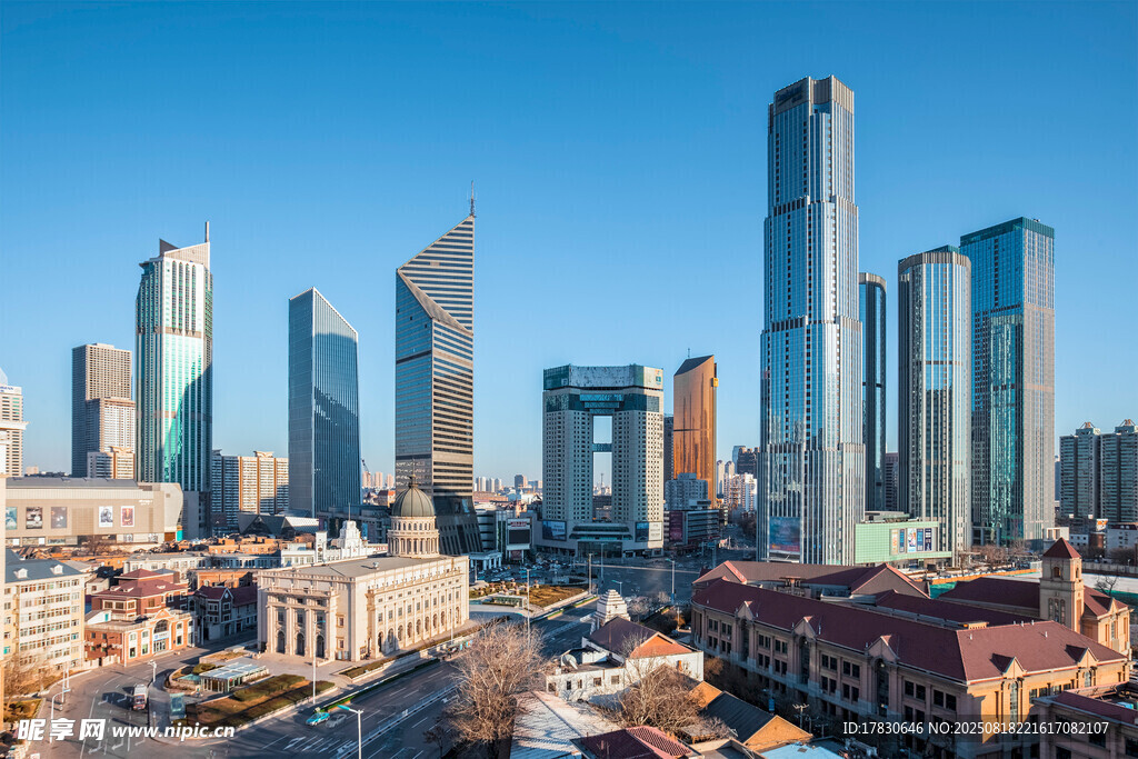 现代都市高楼景观