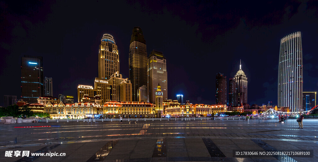 城市璀璨夜景