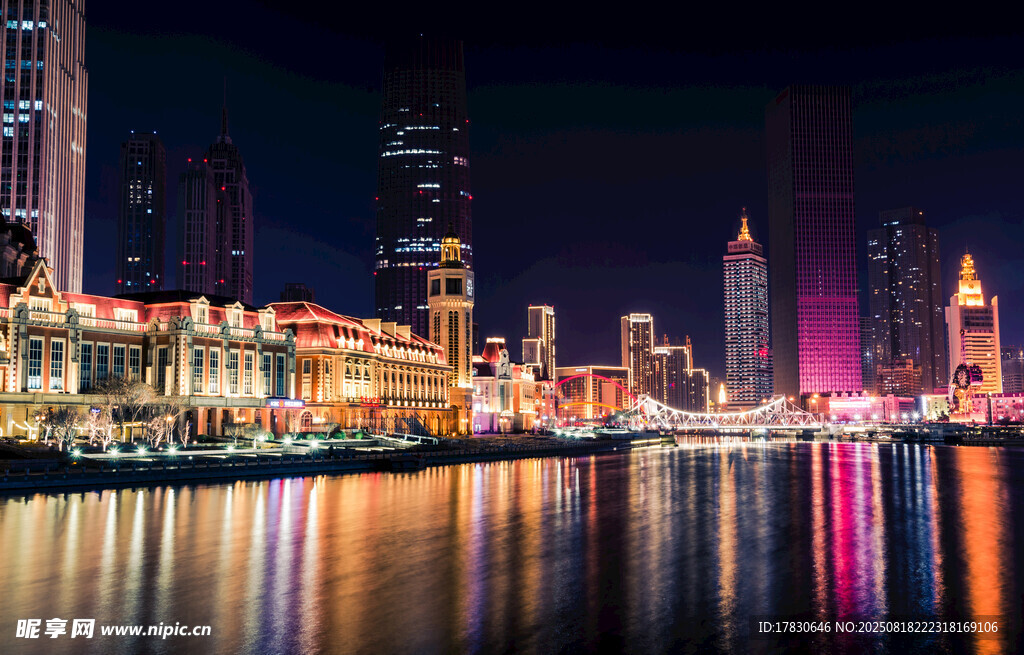 天津城市夜景