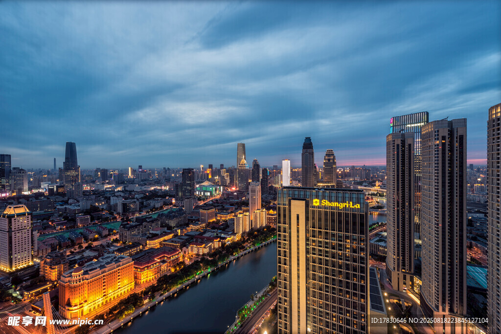 天津城市夜景