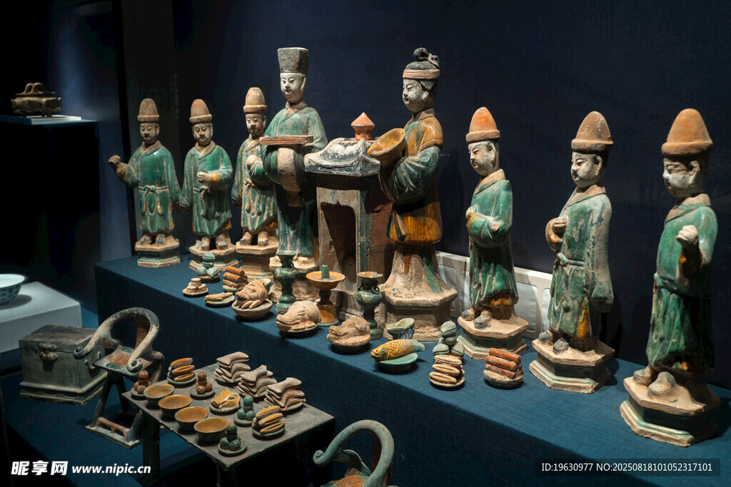 古代陶俑展示