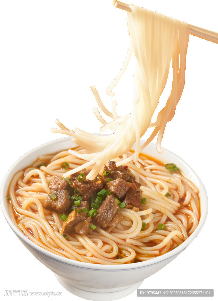牛肉拉面诱人瞬间