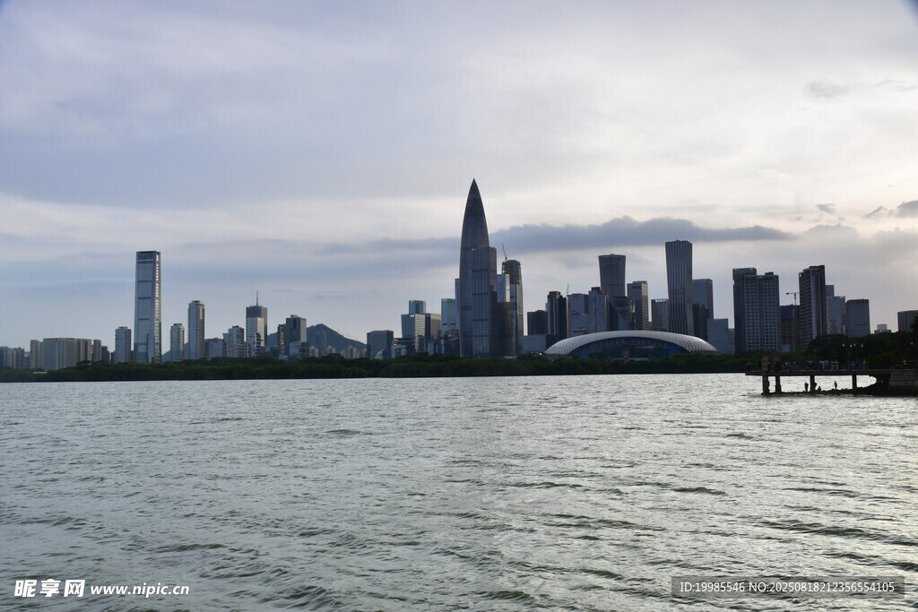 城市滨水天际线景观