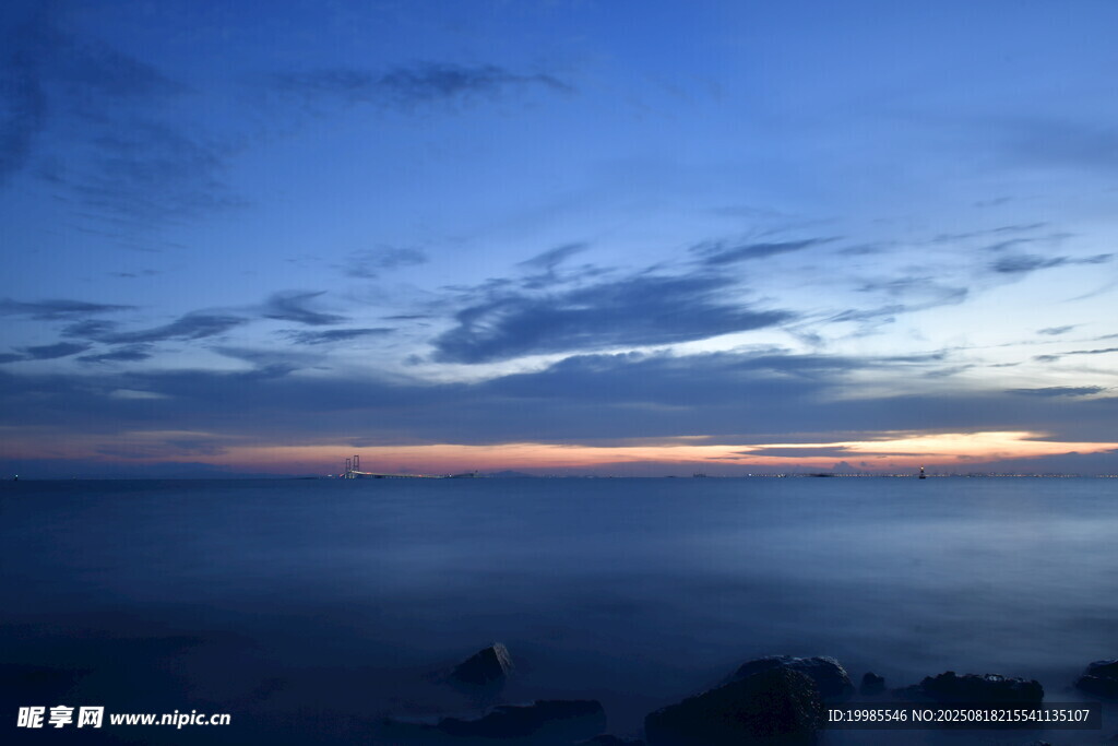 海边黄昏美景