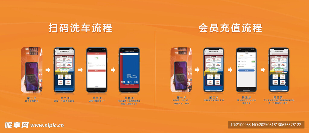 洗车流程