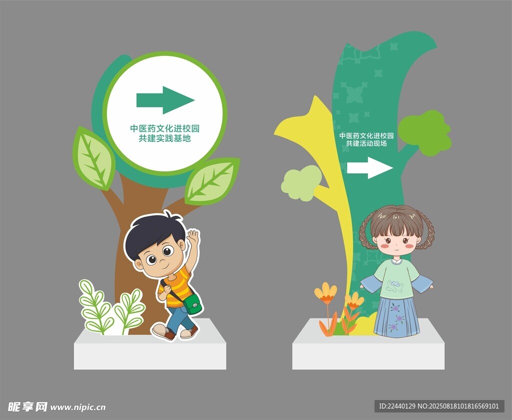 儿童创意指示牌