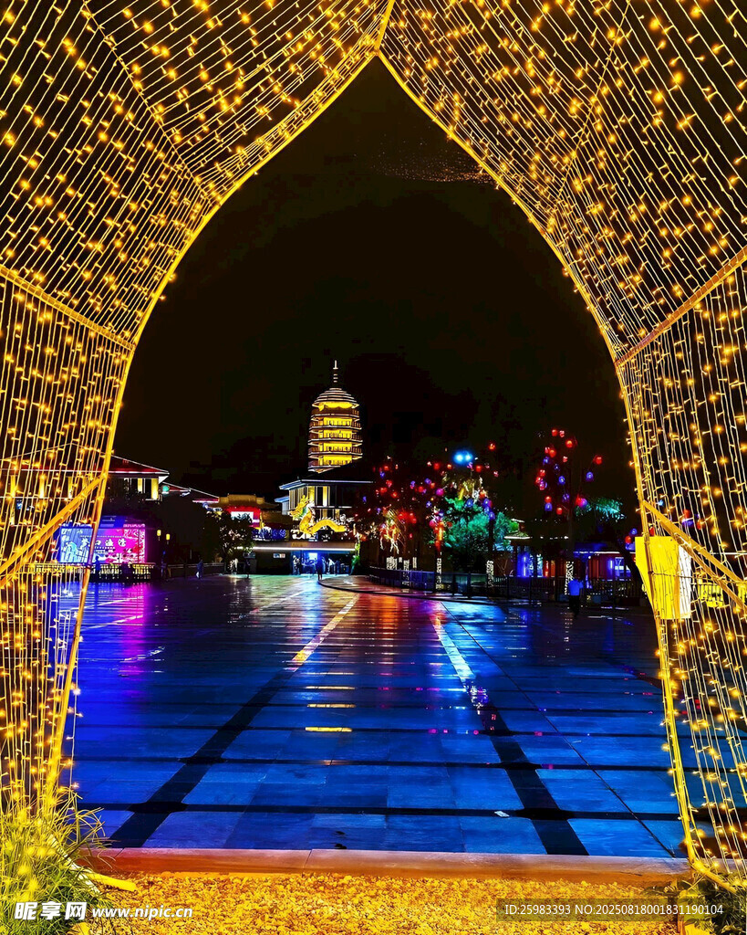 古建筑夜景