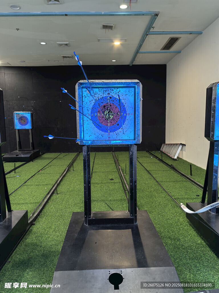 室内射击训练靶场场景