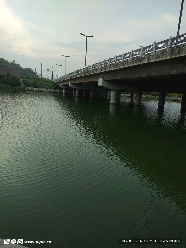 河畔桥梁风景