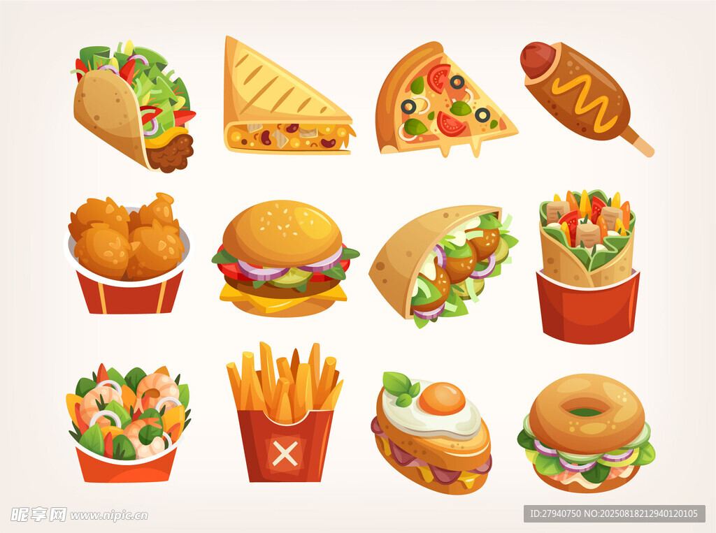 快餐食品插图