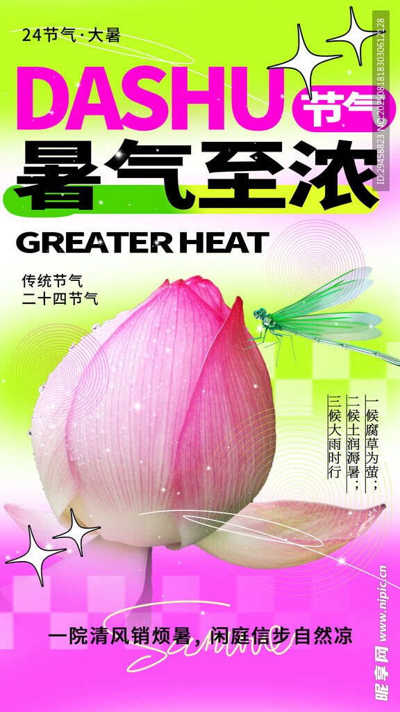 大暑海报