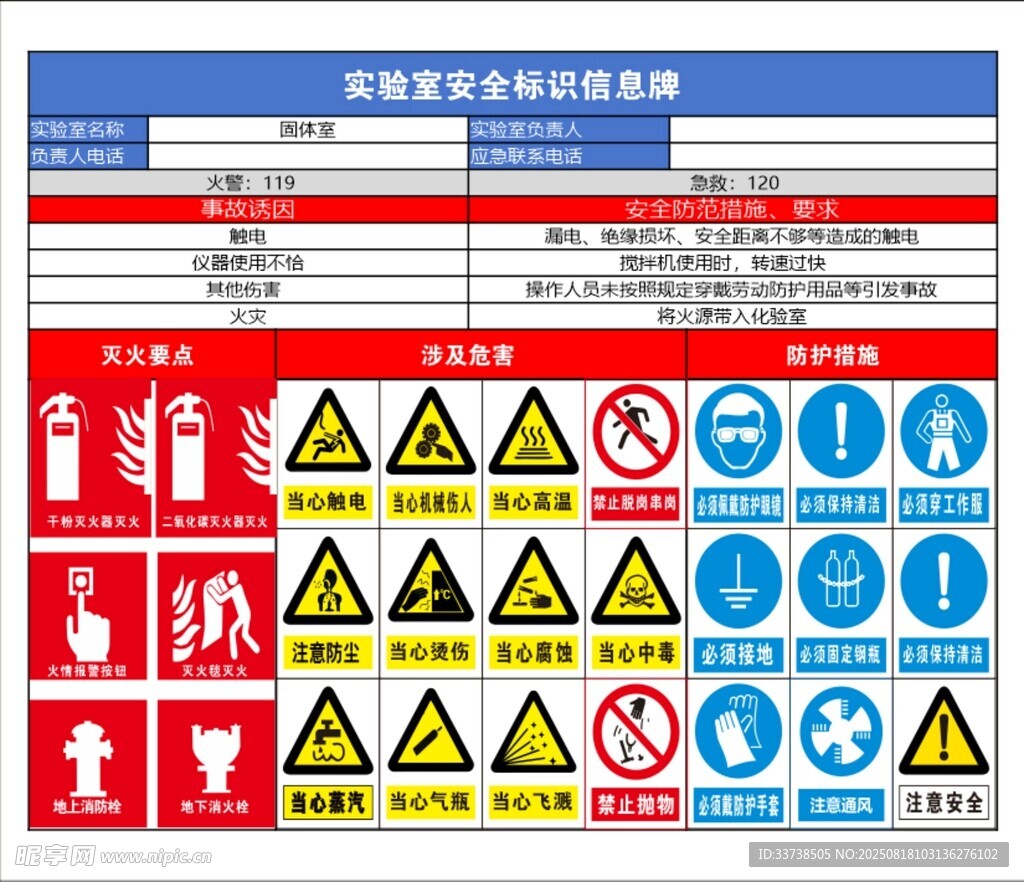 消防安全标识大全