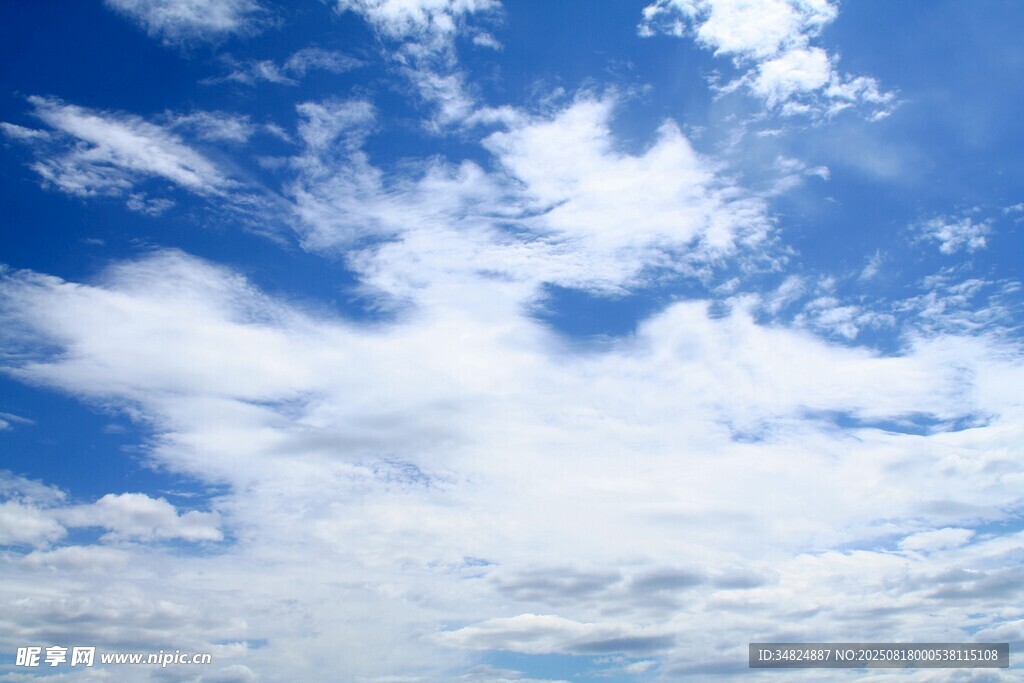 蓝天白云美景