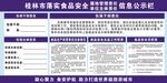 食品安全信息公示栏