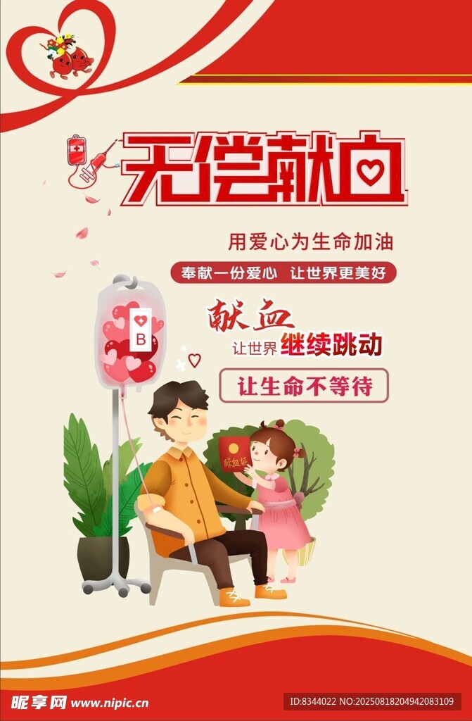 无偿献血宣传海报