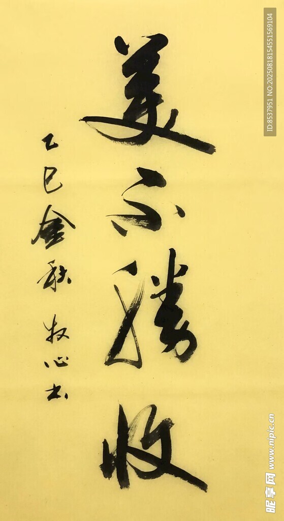美不胜收 杨克东书法