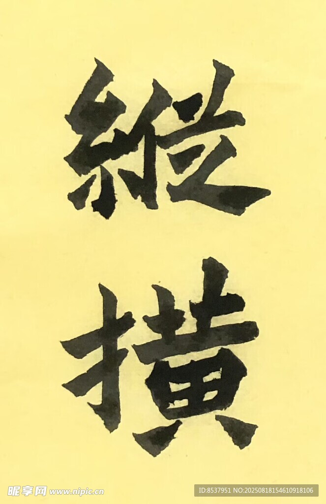 纵横 杨克东书法