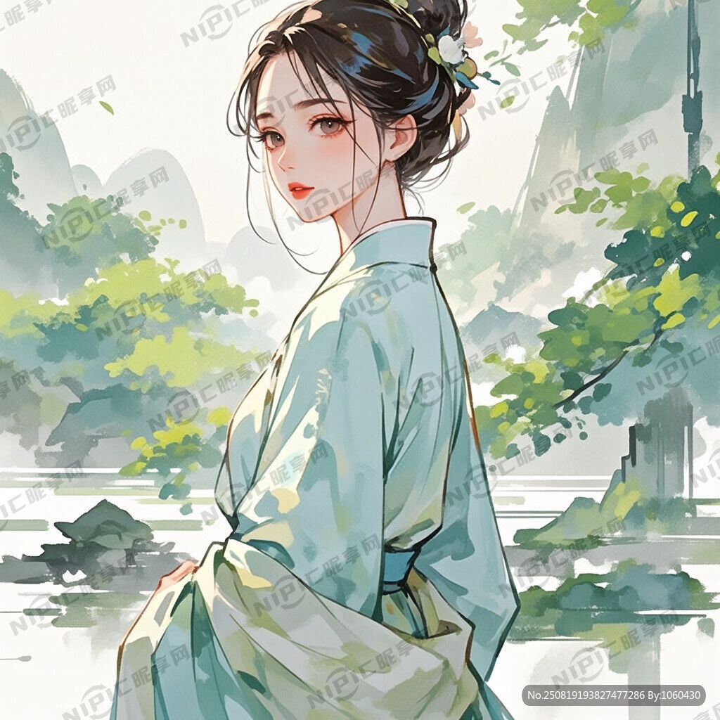清欢仕女图