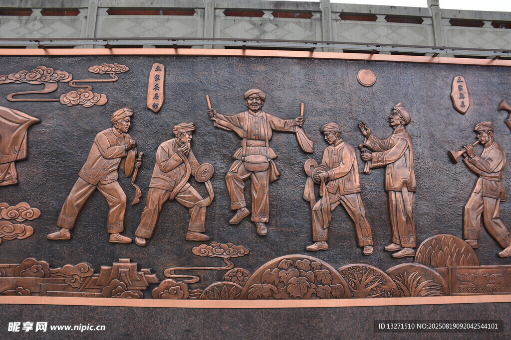 黄水 土家壁画 浮雕壁画