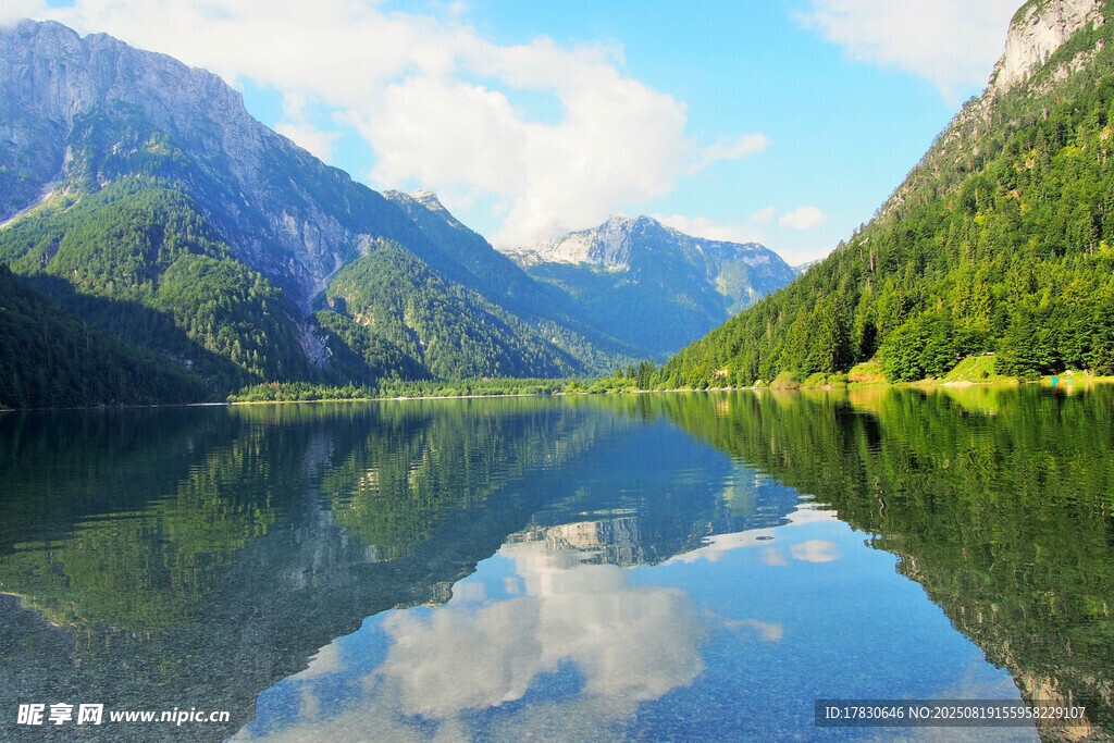 宁静山水湖景自然风光