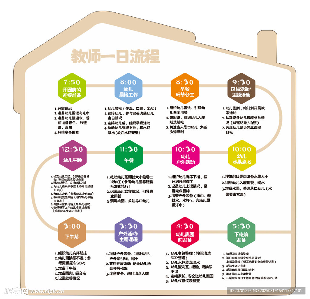 教师一日流程