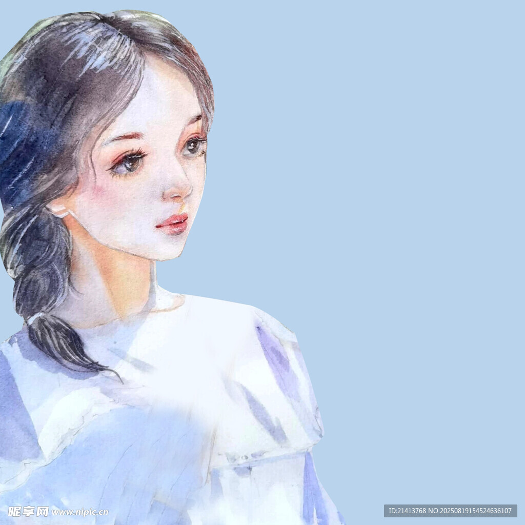 梦幻风扎辫少女形象