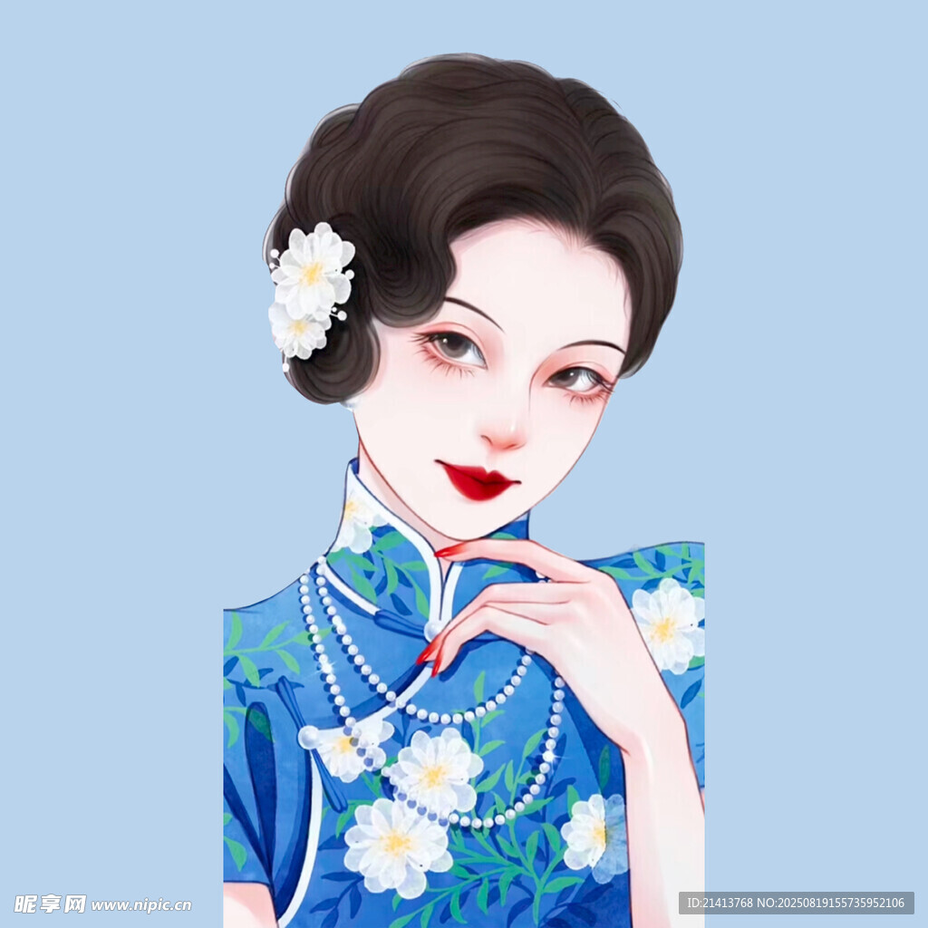 复古旗袍少女 典雅风姿