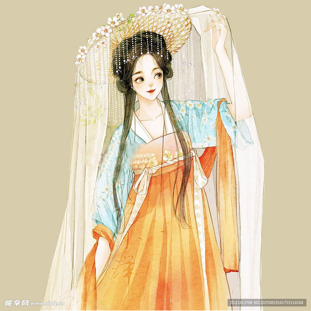 古风汉服女子 优雅动人