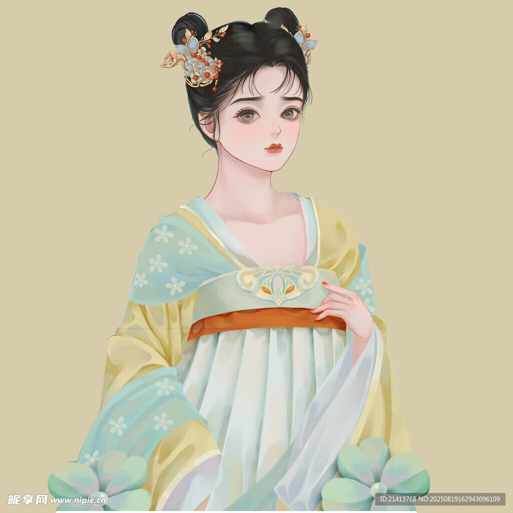 古风汉服少女优雅形象