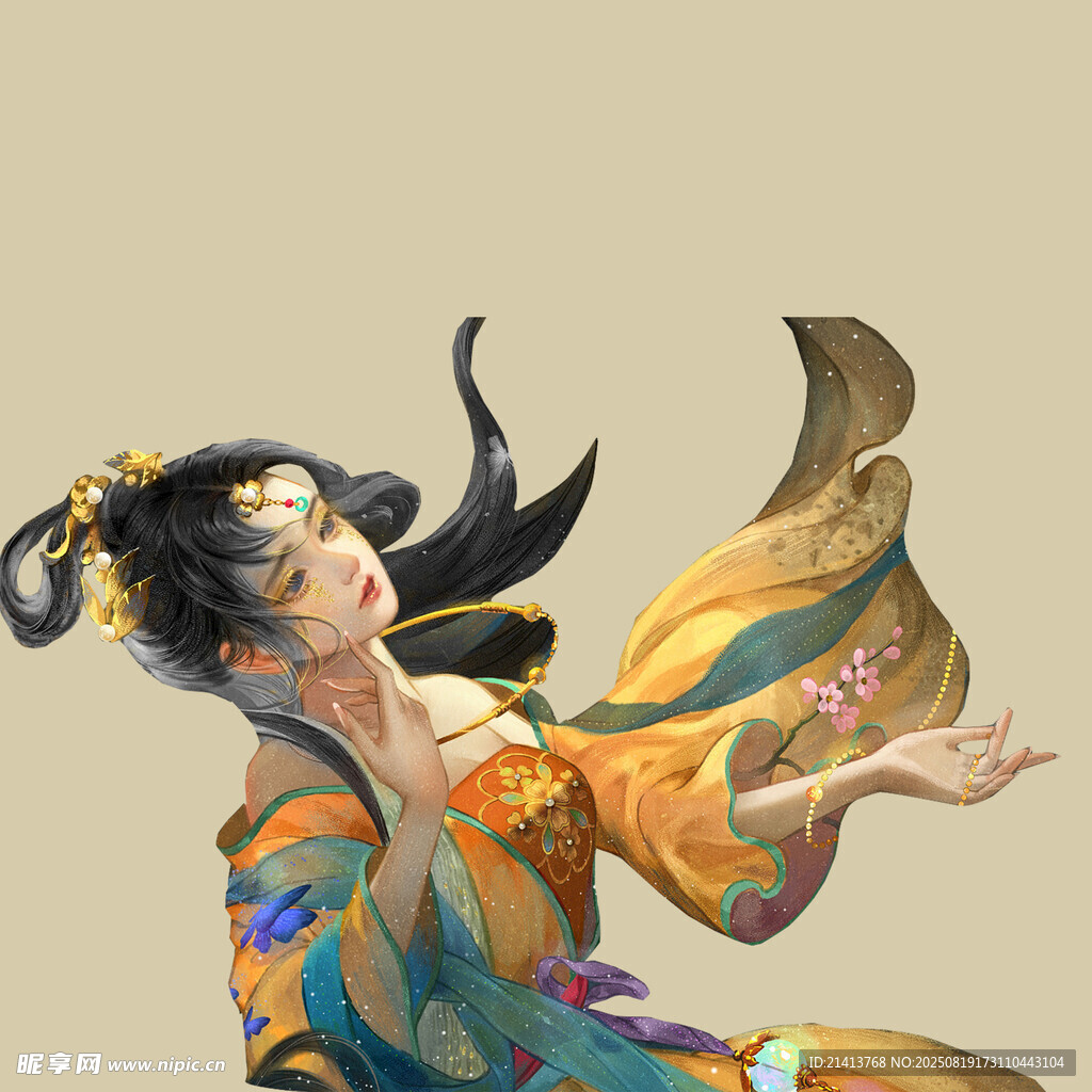 古风飘逸舞者