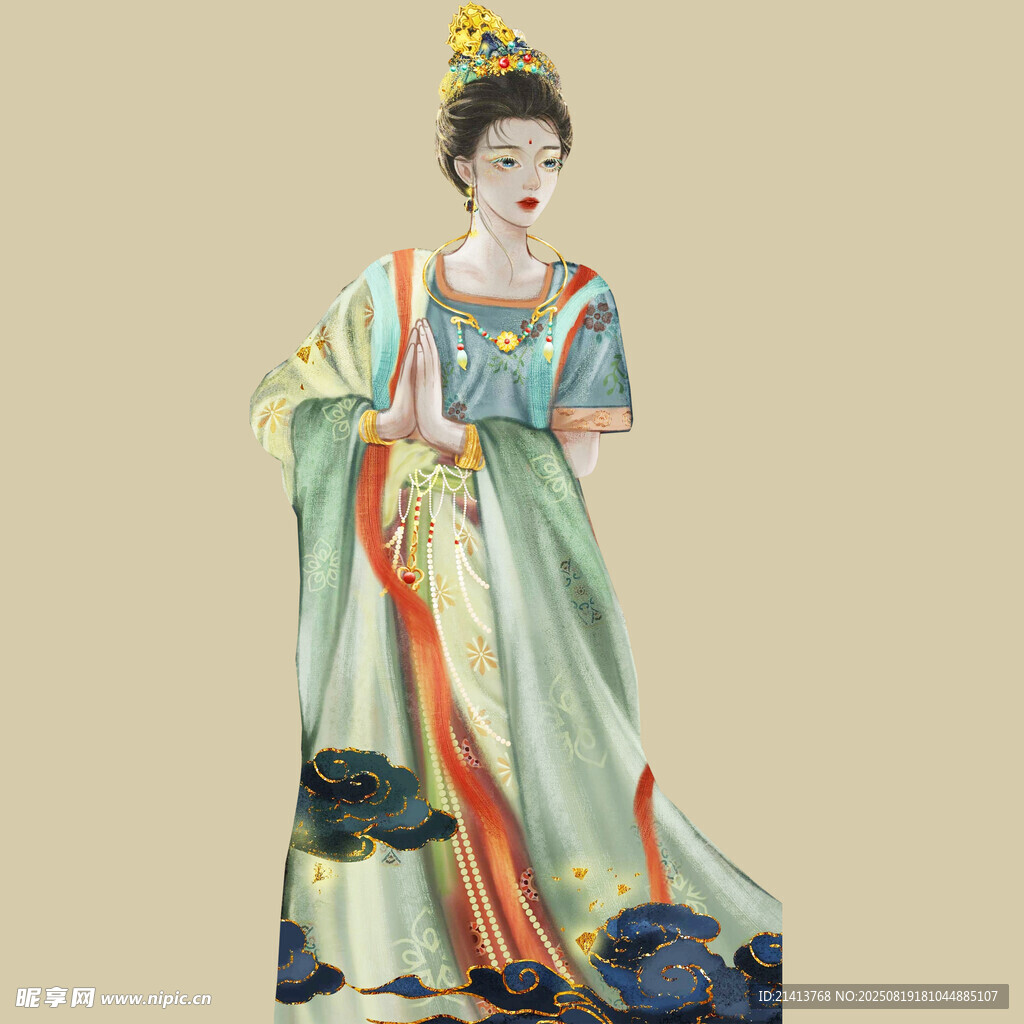 唐代仕女图 古典优雅风姿
