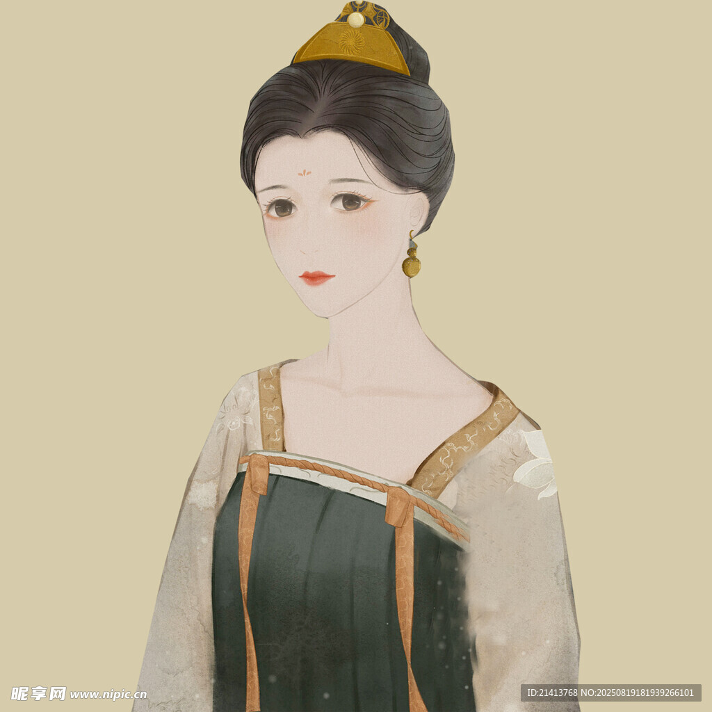 唐代仕女形象 古风服饰