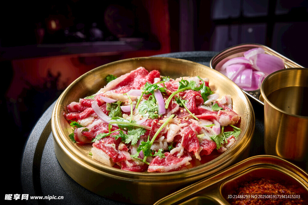鲜拌烤肉