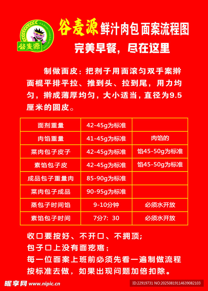 包子制作时间